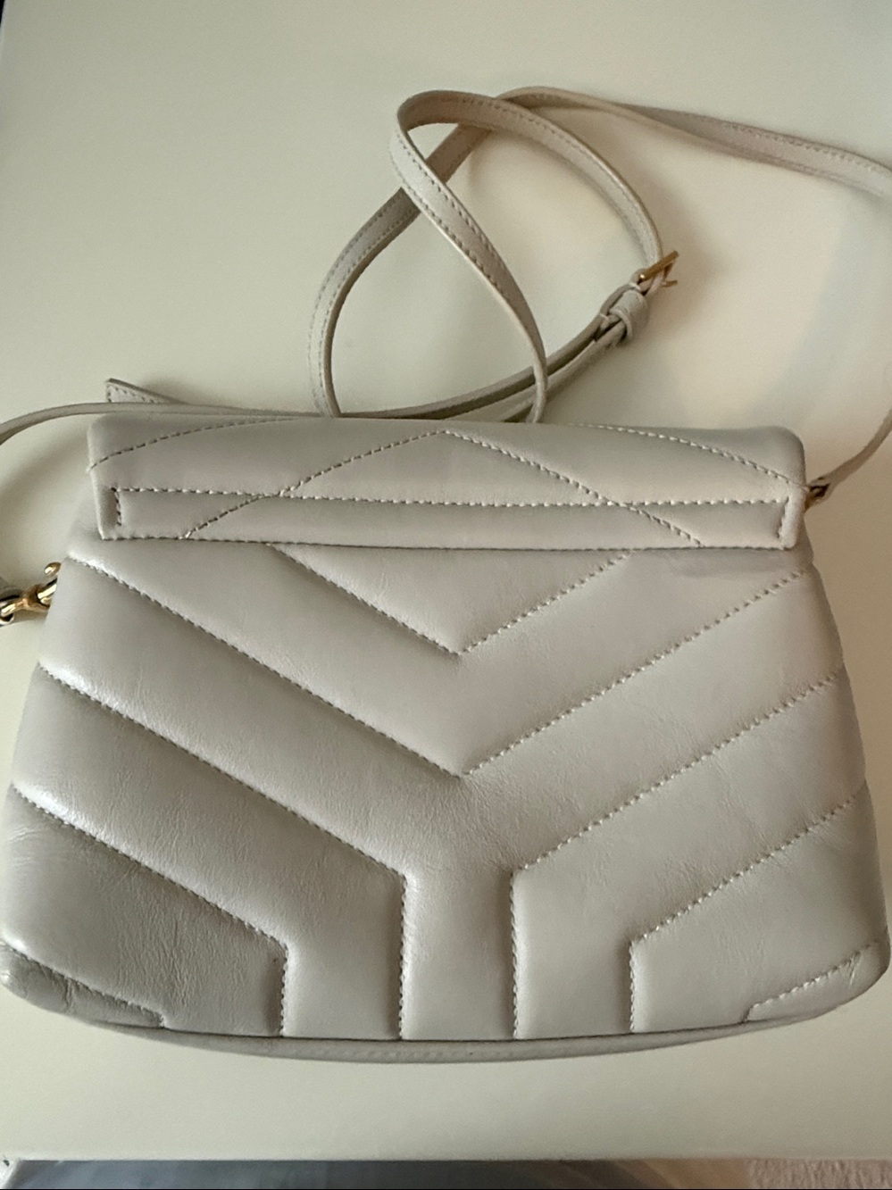 Yves Saint Laurent Cream Crossbody - Picture 6 of 13